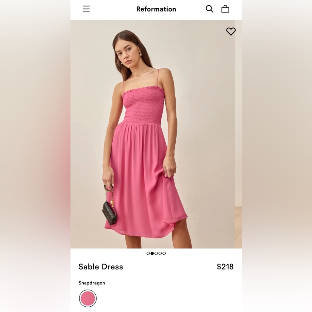 Reformation Sable Dress